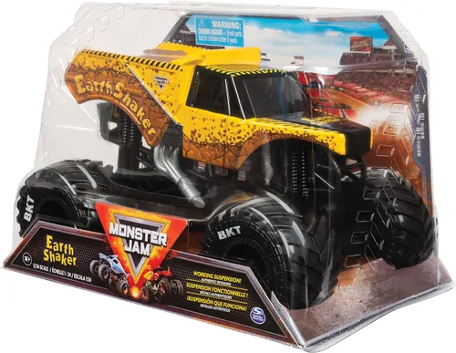 Vista 3 de Monster Jam, Camión monstruo dragón oficial, vehículo fundido a presión, escala 1:24