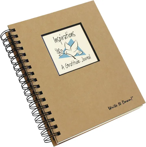 Vista 3 de Write it Down series by Journals Unlimited, Guided Journal, Inspirations, A Gratitude Journal, tamaño completo 7.5 x 9 pulgadas, tapa dura de papel