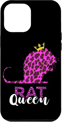 Vista 26 de Rat Queen Crown Leopard Mouse Rat Lover Rodent Rat Owner Case for iPhone 17