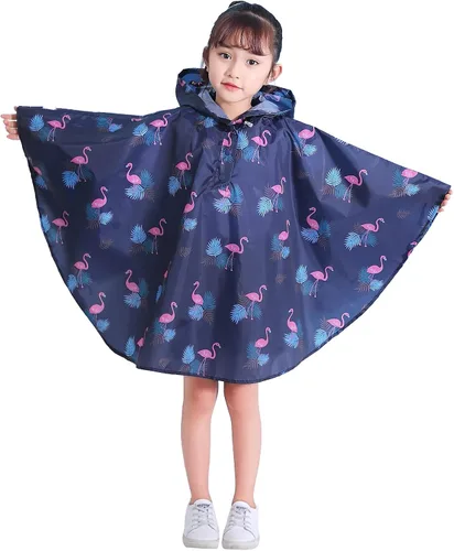 Vista 5 de Spmor Chaqueta de lluvia con capucha para niños