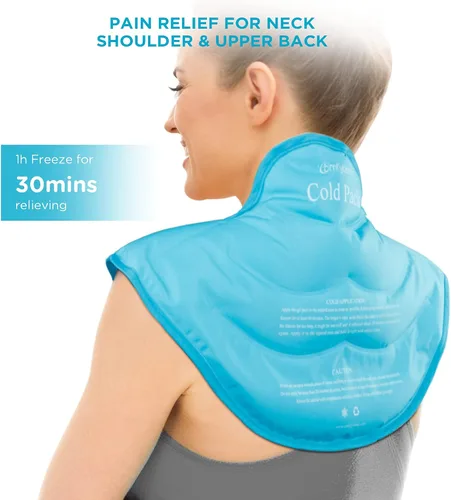 Vista 2 de Comfytemp Paquetes de bolsas de hielo y almohadillas térmicas para el cuello y el hombro