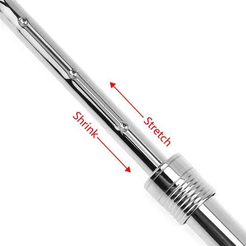 Vista 4 de ChgImposs Llave de trinquete estándar de 3/8 pulgadas, llave telescópica extensible flexible de 72 dientes, llave Allen, longitud de la llave
