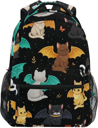 Vista 16 de senya Roaring Panther Mochila escolar Mochila de viaje para niños estudiantes, Patrón 1, Mochilas Daypack