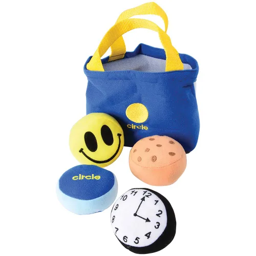 Vista 3 de Constructive Playthings MTC-680 - Bolsas suaves para clasificar formas para niños, juego de 25 piezas