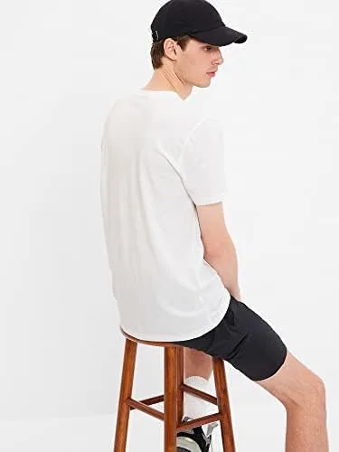 Vista 6 de GAP Paquete de 3 camisetas de manga corta con cuello en V para hombre