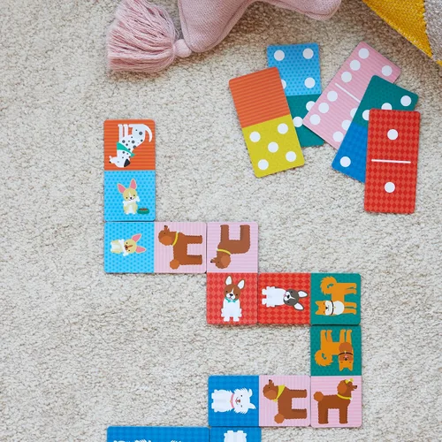 Vista 3 de Game Spot the Difference Dominoes Doggies