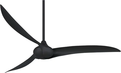 Vista 5 de Minka-Aire F854-CL Wave Ventilador de techo de 44" con control remoto en acabado carbón