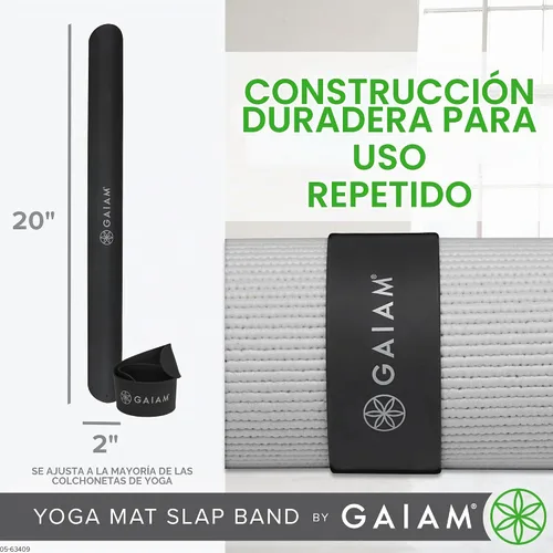 Vista 4 de Correa de alfombrilla de yoga Gaiam