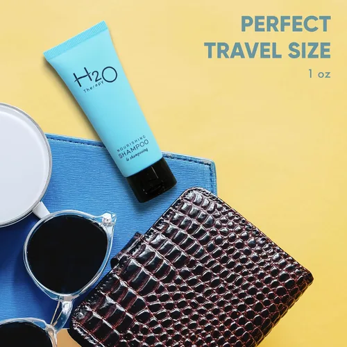 Vista 5 de H2O Therapy Champú, hotelería tamaño viaje, 1 oz (caja de 300)