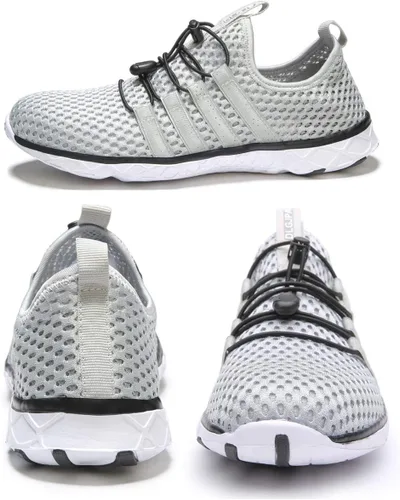 Vista 4 de DLGJPA - Zapatos acuáticos ligeros y de secado rápido para hombres, para deportes acuáticos y caminatas atléticas