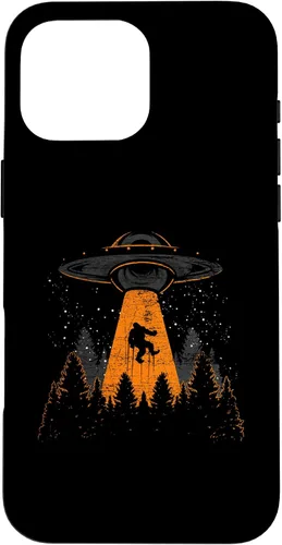 Vista 19 de Science Fiction Kryptide Sasquatch Alien UFO Myth Bigfoot Case for iPhone 17