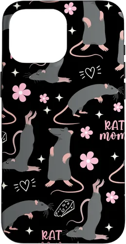 Vista 19 de Funda para iPhone 13 Pro Max Rat Mom Cute Rat Owner Keeper Pet Lover