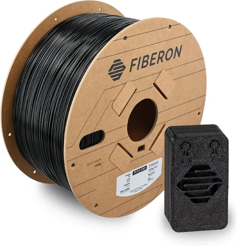 Vista 36 de Polymaker Fiberon ASA-CF08 Filamento ASA de fibra de carbono de 0.07 in 4.370 - 0.07 in Fiberon Asa-cf08 Negro 1.1 lbs (Código hexagonal: #000000)