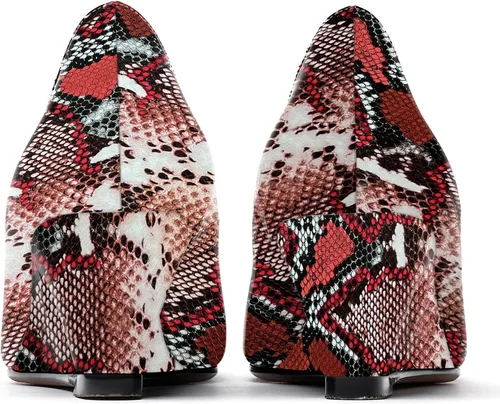 Vista 4 de WAYDERNS Zapatos de tacón bajo con cuña de tacón bajo para mujer de 2 pulgadas