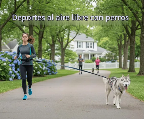 Vista 3 de Arnés de tracción de peso para perros - Trineo y correr (Azul, M)