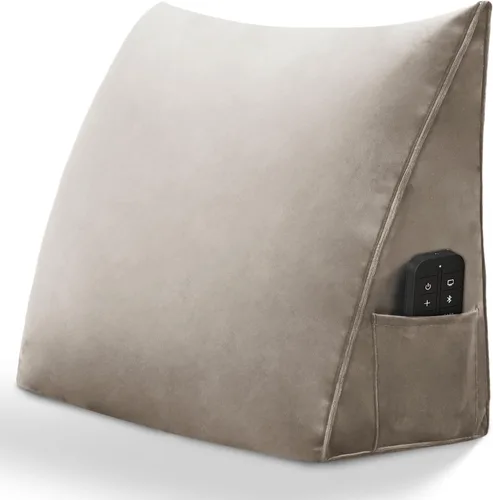 Vista 12 de Almohada de cabecero – Almohada de cama grande 3 en 1 como almohada de lectura de cuña, almohada grande para sofá cama o respaldo de apoyo, almohada