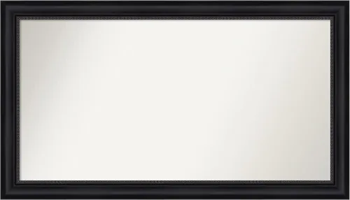 Vista 79 de Amanti Art Espejo personalizado, espejo de baño negro Astor, espejo de pared o espejo de tocador de baño sobre el fregadero (25 x 25 pulgadas)