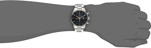 Vista 2 de TAG Heuer Reloj de plata automático suizo con pantalla analógica CAR2014.BA0799 para hombre, Cronógrafo