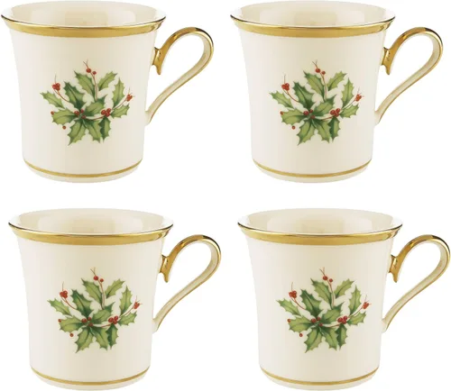 Vista 11 de Lenox 870006 Hosting The Holidays Juego de Posavasos para Vino y Tapón, Tema Navideño