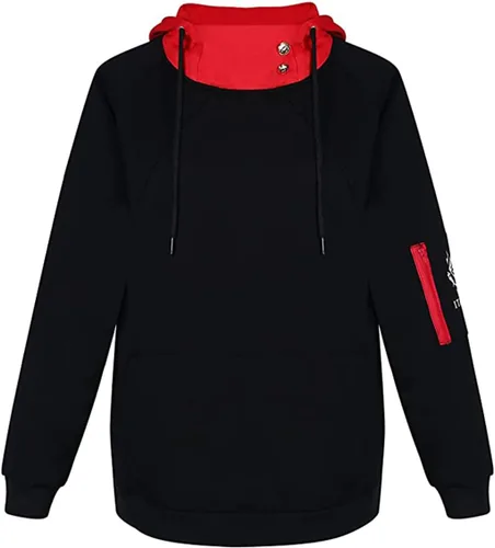 Vista 3 de PTLYE Sudadera con capucha de anime Jujutsu en 3D, sudadera con capucha JJK Cosplay disfraz