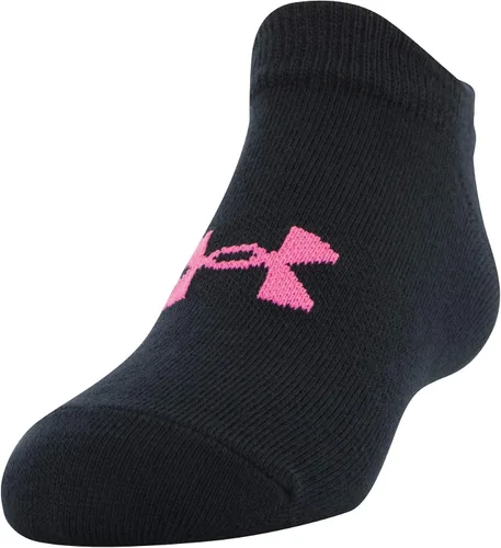 Vista 2 de Under Armour Calcetines ligeros invisibles Essential 2.0 para niños, 6 pares