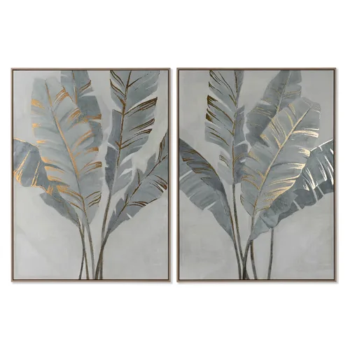 Vista 2 de Lienzo Home ESPRIT Poliestireno Lienzo 90 x 4 x 120 cm