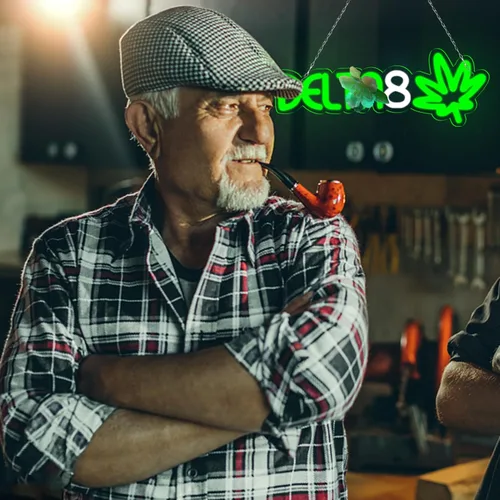 Vista 5 de Smoke Shop - Letrero de neón para publicidad de tienda de negocios, luz de cueva de hombre, decoración de bar o garaje, luz de vibraciones para pub