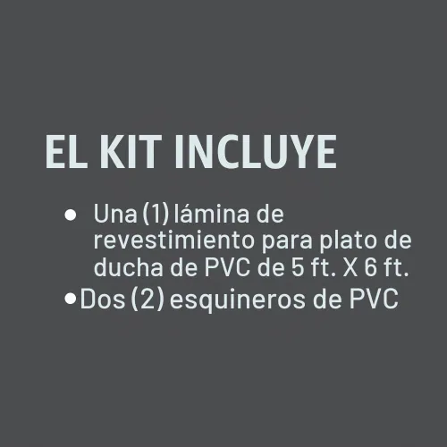 Vista 8 de Kit de revestimiento para cajuela color gris Oatey 41620 40, 5-pies x 6-pies