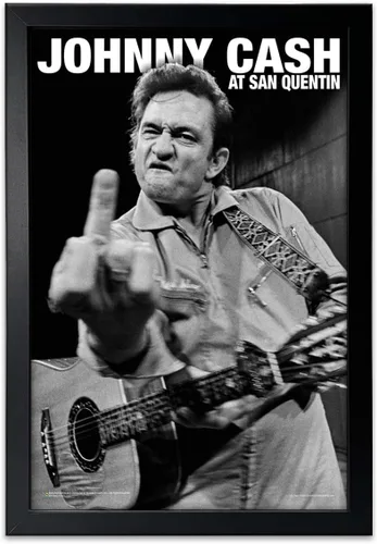 Vista 6 de Scorpio Posters Johnny Cash - Mini póster de San Quentin, con licencia oficial, 11 x 17 pulgadas