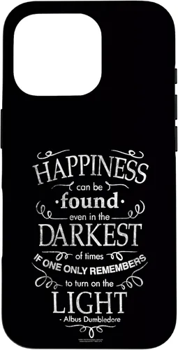 Vista 20 de Harry Potter Funda con cita de felicidad para iPhone 17