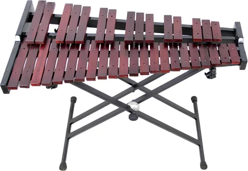 Vista 2 de Gearlux Xilófono de madera de 37 teclas con mazos, soporte ajustable y bolsa de concierto