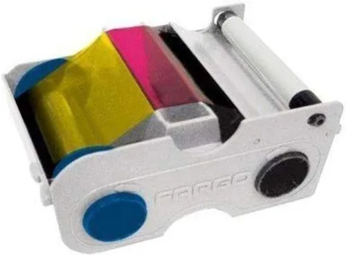 Vista 2 de Rodillo de cinta con limpieza Fargo 45000 DTC1000 YMCKO, 250 impresiones