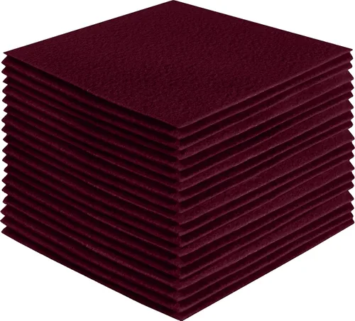 Vista 209 de FabricLA Hojas de fieltro acrílico para manualidades, cuadrados de fieltro precortados suaves de 4 x 4 pulgadas (3.9 in x 3.9 in), utiliza hojas