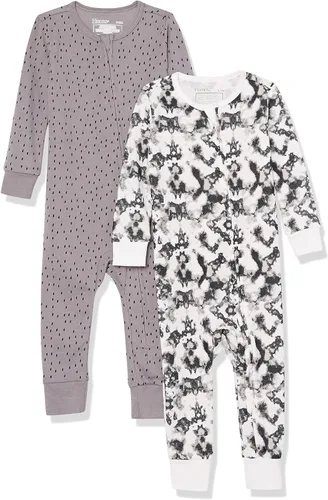 Vista 3 de Hanes Pijama Baby Sleep N' Play Ultimate Zippin (2 unidades), Blanco