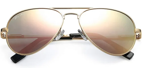 Vista 14 de Pro Acme Gafas de sol clásicas polarizadas estilo aviador, 100% protección UV, 52 mm 58 mm 63 mm