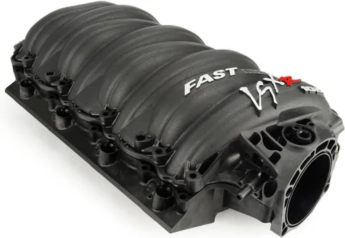 Vista 2 de Colector de admisión de 4 pulgadas LSXrt 102 mm para camioneta GM LS 4.8/5.3/6.0L con cabezales de puerto catedral