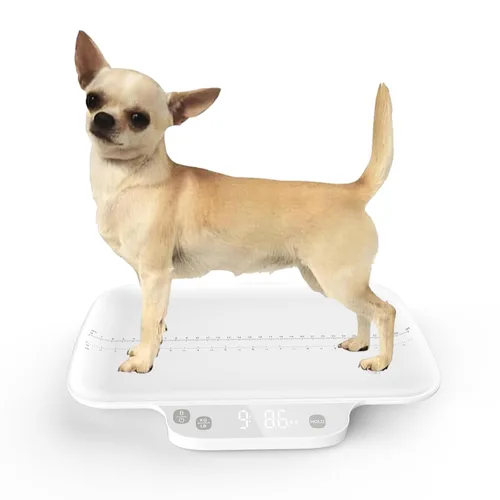 Vista 9 de Báscula digital para mascotas para animales pequeños, báscula de parto, mini báscula de equilibrio de peso de precisión de gramos, alta precisión ±