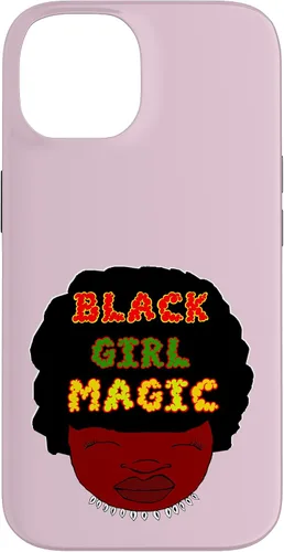 Vista 4 de Funda mágica para iPhone 12 mini niña negra