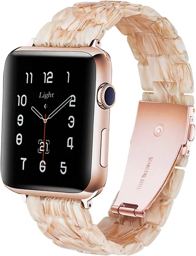 Vista 22 de Bandas para Apple Watch Light House - Correas de resina ligera de moda para iWatch para mujeres y hombres 38mm/40mm/41mm/42mm (Series 11 10)
