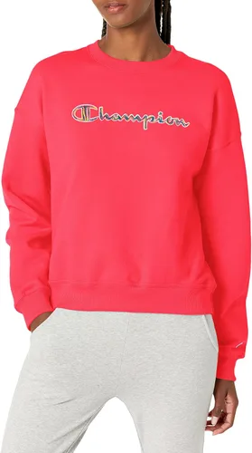 Vista 8 de Champion - Sudadera de cuello redondo para mujer, Powerblend, sudadera de forro polar, la mejor sudadera para mujer (disponible en tallas grandes)