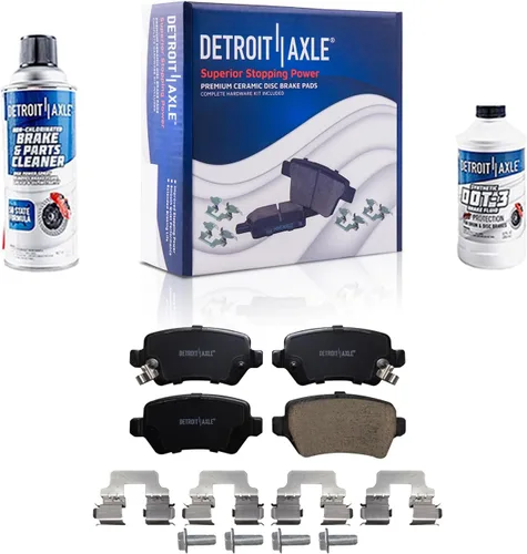 Vista 138 de Detroit Axle - Pastillas de freno para Avalanche Express Suburban Savana Yukon XL 1500 Chevy Tahoe GMC Cadillac Escalade, Pastillas de freno