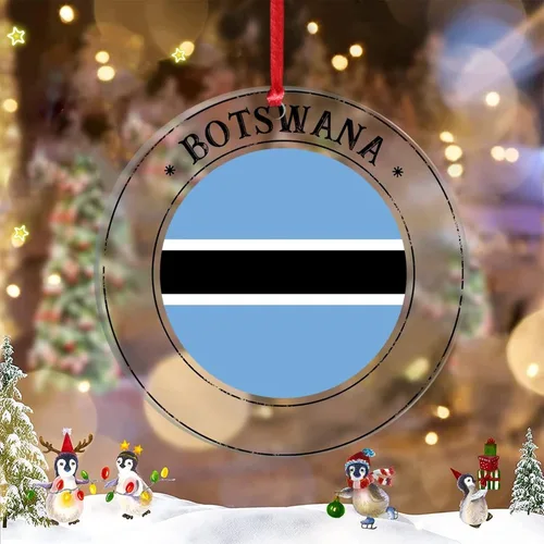 Vista 10 de Adornos de Navidad de Bolivia 2022, adorno de bandera de Bolivia para decoración de árbol de Navidad, recuerdo de ciudad de campo de Bolivia