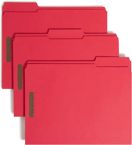 Vista 16 de Smead carpeta reforzada tamaño carta, 50 por caja, Variados