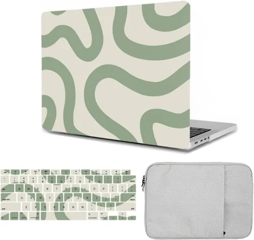 Vista 8 de Carcasa para laptop compatible con MacBook Air 2024-2023 de 15 pulgadas modelo A3114 A2941 con chip M3/M2 y pantalla de retina líquida, funda