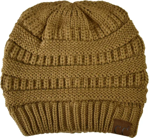 Vista 148 de C.C Trendy Warm Chunky Soft Stretch Cable Knit Beanie