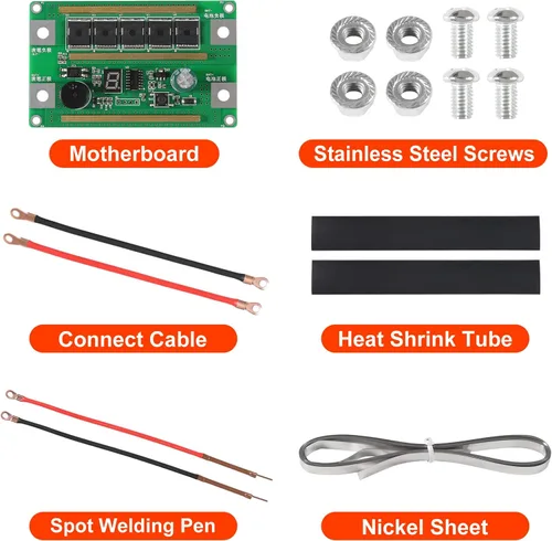 Vista 5 de Batería Almacenamiento de energía Máquina de soldadura por puntos Equipo de soldadura Soldadores por puntos DIY Pequeña placa de circuito PCB