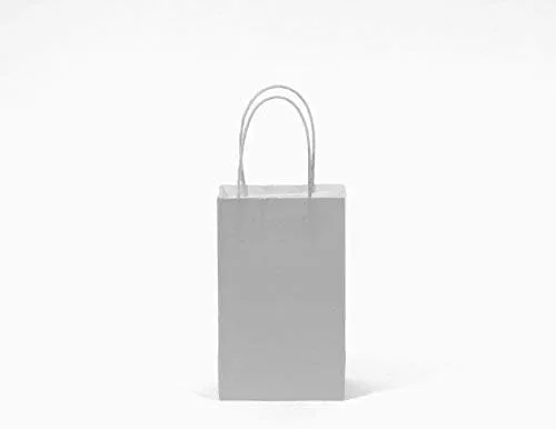 Vista 2 de 12 bolsas sólidas de papel Kraft, S, Blanco, 12