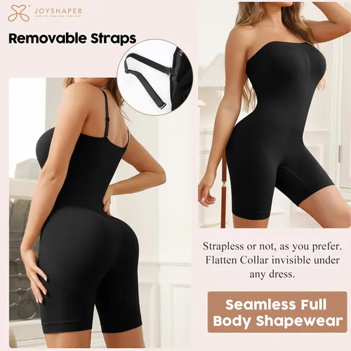 Vista 2 de JOYSHAPER Body para mujer con control de abdomen, sin costuras, esculpir el cuerpo, moldeador de cuerpo