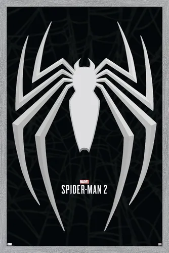 Vista 16 de Trends International Marvel's Spider-Man 2 - Póster de pared con icono de Peter Parker, 22.4 pulgadas de largo x 14.7 pulgadas de ancho, versión