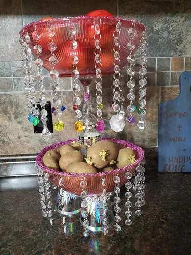 Vista 5 de Honbay 100 gemas de cristal de imitación de diamantes acrílicos de 0.78 pulgadas para dispersión de mesa, rellenos de jarrones, eventos, bodas